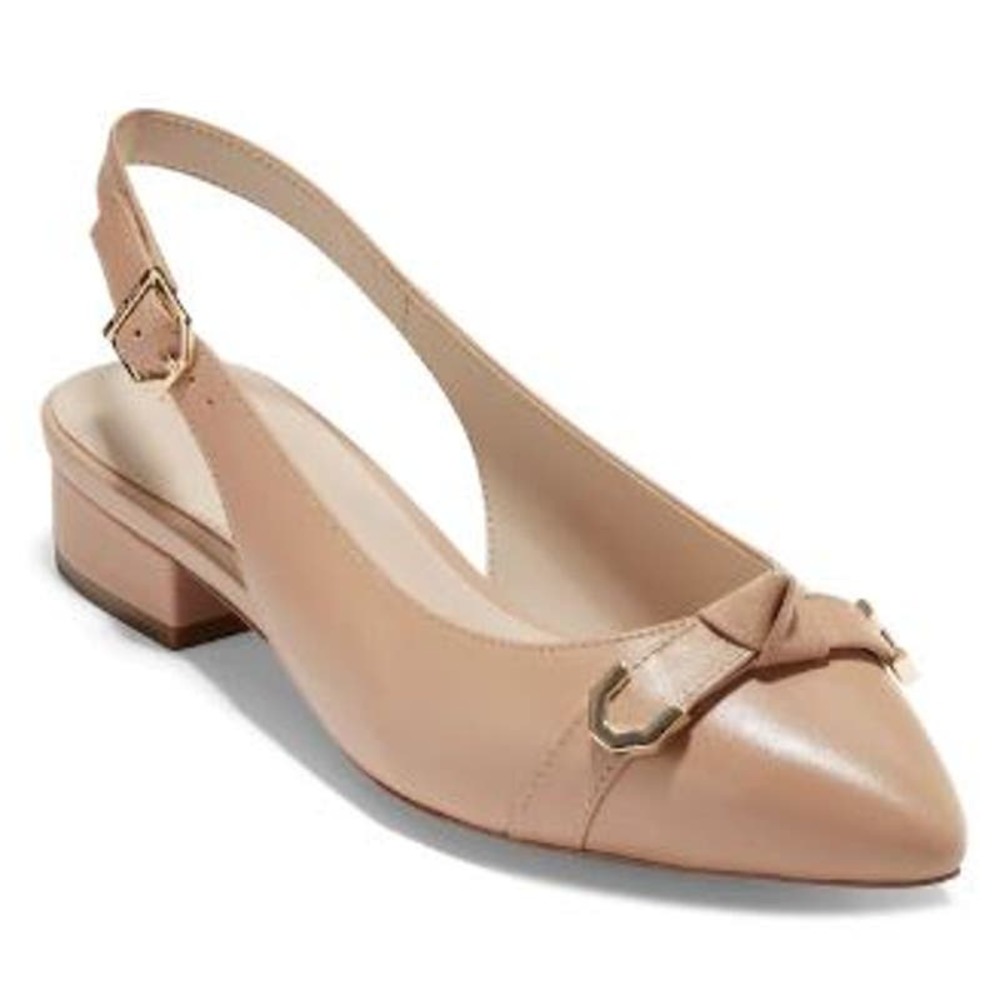 Cole Haan Tan Slingback Heels